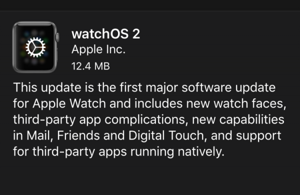 watchOS 2 正式版推送來臨，你的Apple Watch升級了嗎？