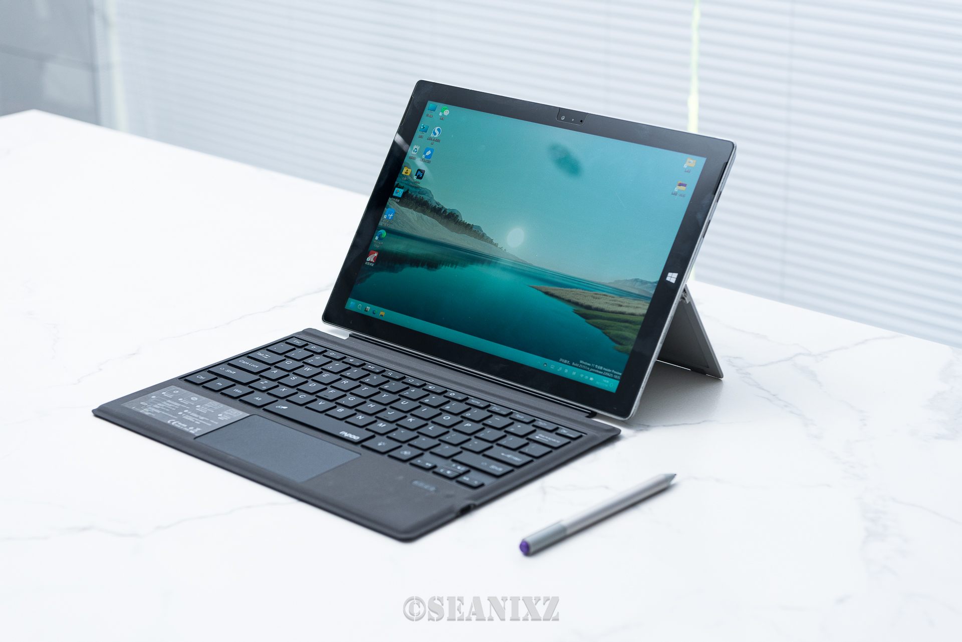 終于找到Surface3Pro鍵盤替代：雷柏XK200S藍牙鍵盤